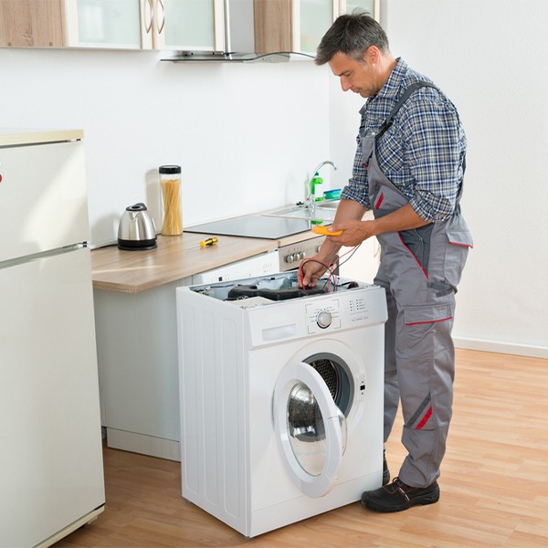 can you walk me through the steps of troubleshooting my washer issue in Auburndale Wisconsin